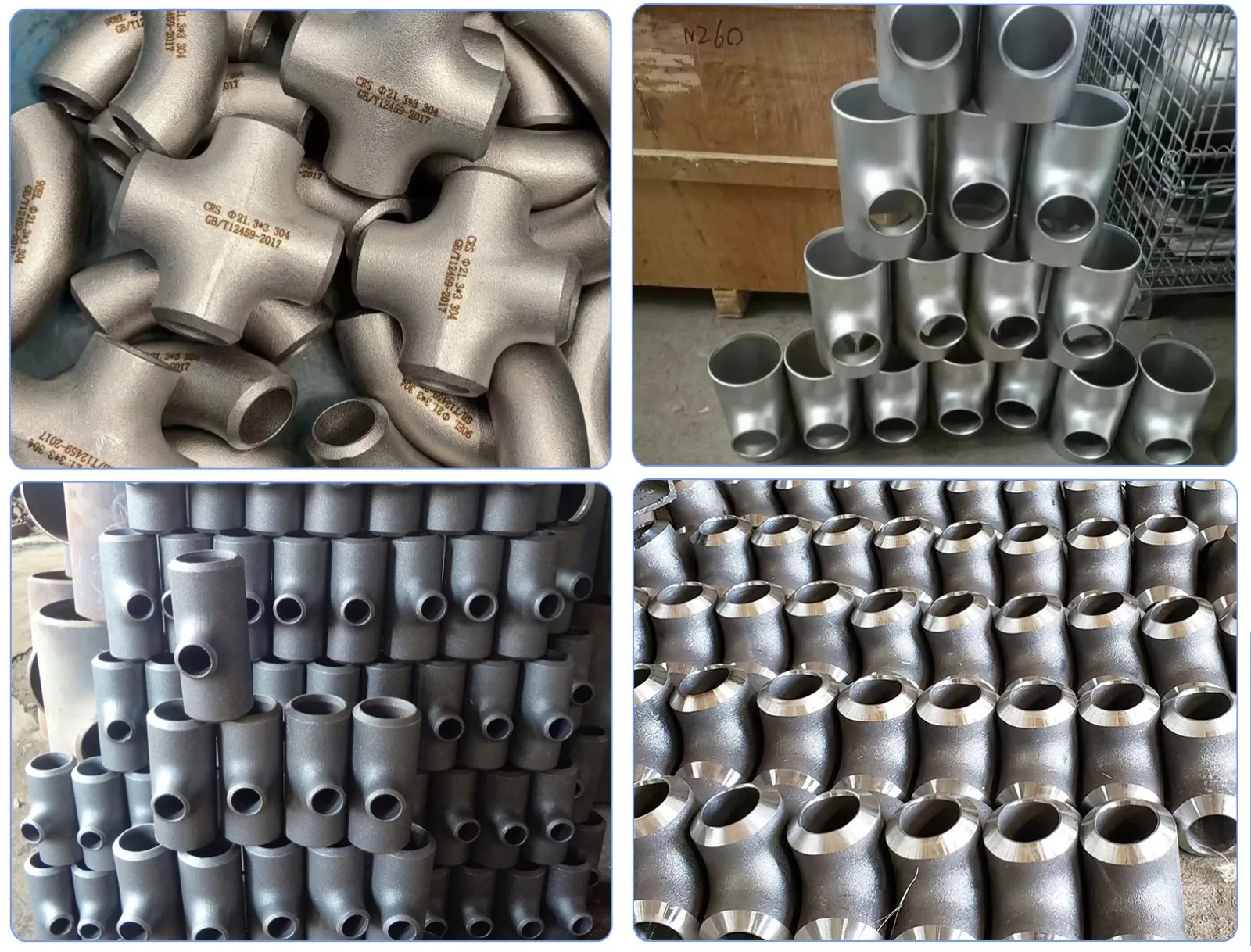 Custom Stainless Steel Weld Tees Application